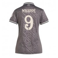 Maglia Calcio Real Madrid Kylian Mbappe #9 Terza Divisa Donna 2024-25 Manica Corta